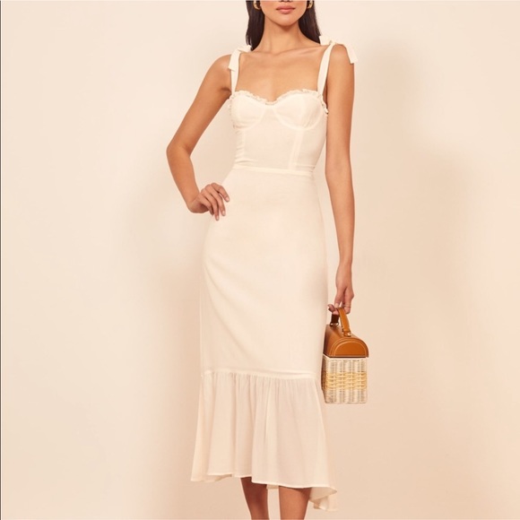 Reformation Dresses & Skirts - Reformation Cream Nikita Midi Dress
